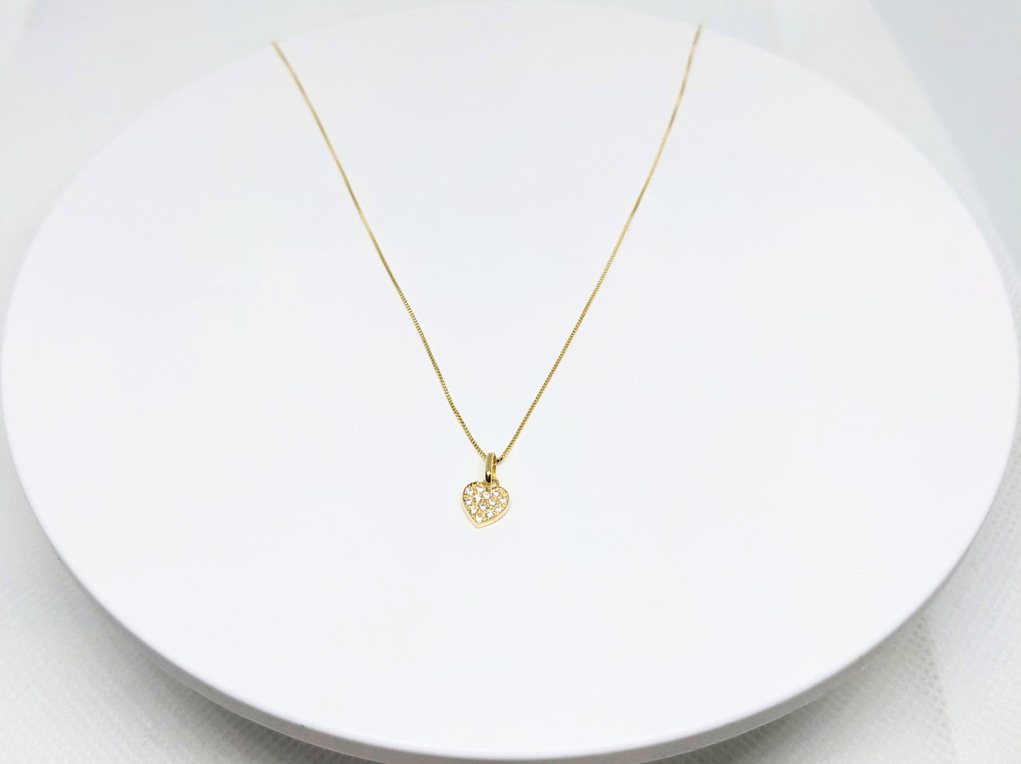 14K Gold Fashion Heart Necklace